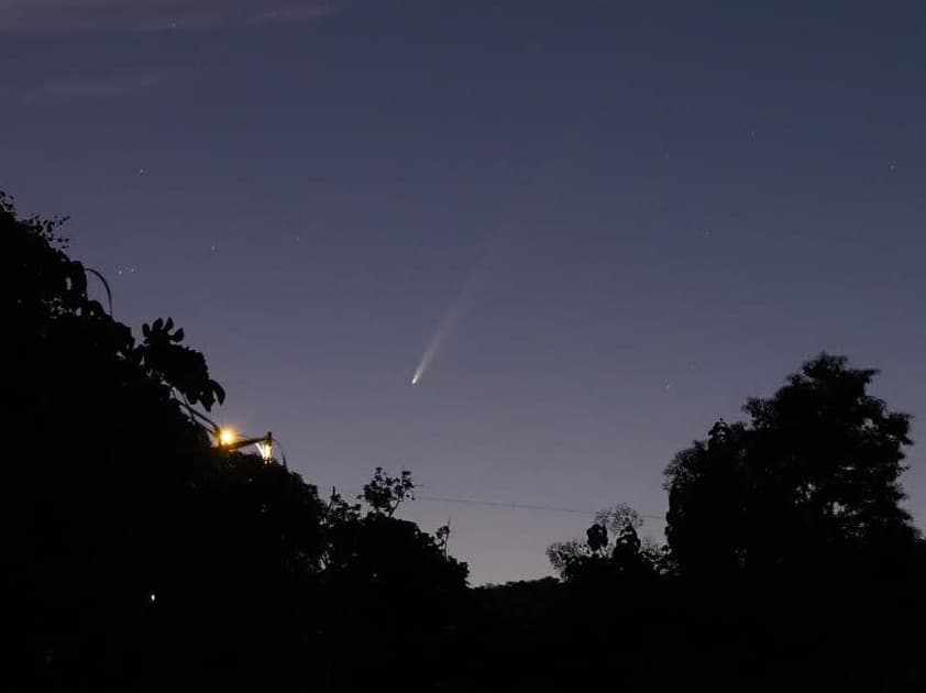 Cometa A3 desde San Germán, PR por Raymond Negrón / SAC 