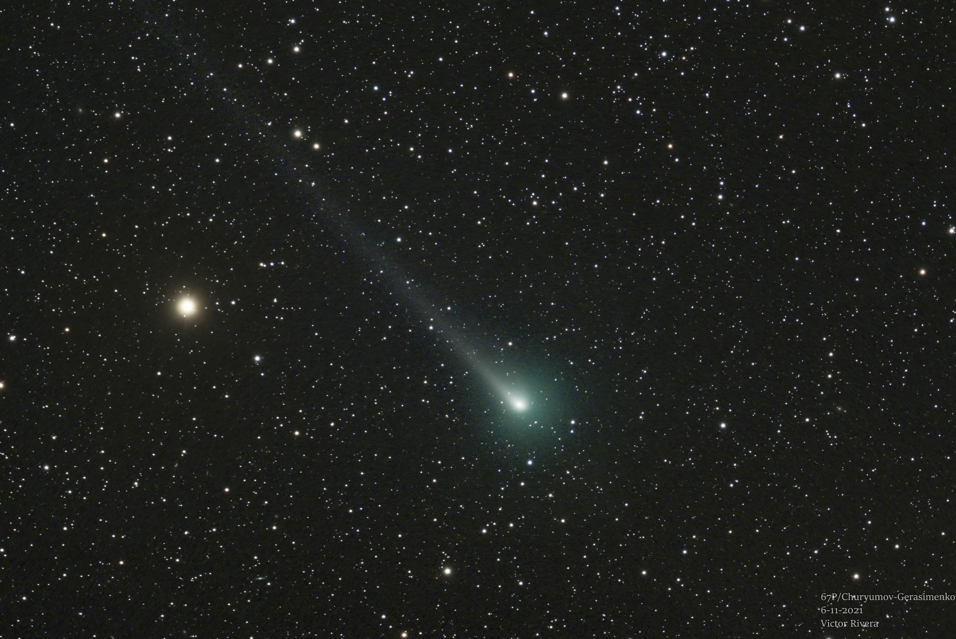 Famoso Cometa 67P/Churyumov-Gerasimenko en su mayor acercamiento hasta el año 2214